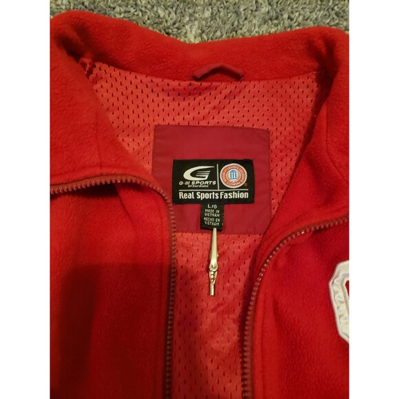G3 Sports Carl Banks Oklahoma University Jacket/Vest Combo Sz LG Crimson Tide - Picture 8 of 11